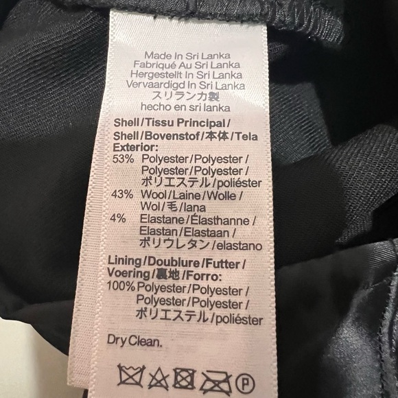 NWT Madewell Black Trouser Pant - Size 10 - Picture 7 of 15